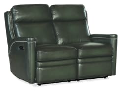 MS - Hamilton Power Loveseat With Power Headrest - Dark Green