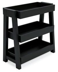 Blariden - Metallic Gray - Shelf Accent Table