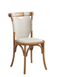 Split Shoulder - Dining Chair - Beige