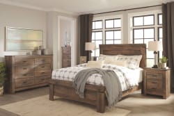 Trinell - Brown - 6 Pc. - Dresser, King Panel Bed, 2 Nightstands