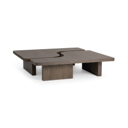Melina - 2 Piece Coffee Table - Havana Brown