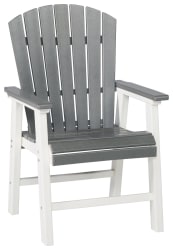 Transville - Gray / White - Arm Chair (Set of 2)