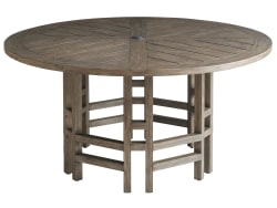La Jolla - Round Dining Table - Dark Brown