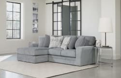 Glacier - 2 Piece Sofa Chaise (RSF Loveseat / LSF Chaise) - Shark