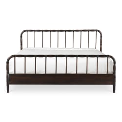 Vivian - Queen Bed - Dark Brown
