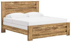 Maystonna - King Panel Bed - Brown