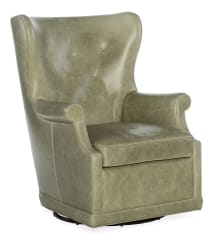 CC - Mai Wing Swivel Club Chair - Green