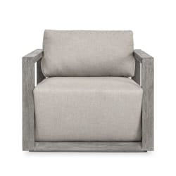 Remsen - Outdoor Lounge Chair - Weathered Gray / Dove