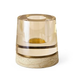 Optic - Candleholder/Vase - Brown