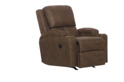 Kyle - Rocker Recliner With Dual Cupholders - Walnut