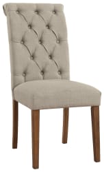 Harvina - Beige - Dining UPH Side Chair (Set of 2)