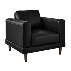 Hampton - Chair - Fiero Black (Top Grain/Pvc)