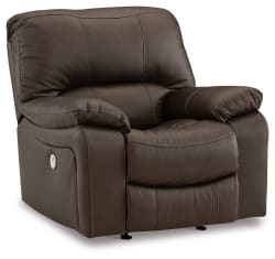 Leesworth - Dark Brown - Power Rocker Recliner