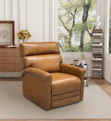 Corbyn - Power Recliner With Power Recline, Power Headrest - Elwood-Saddle