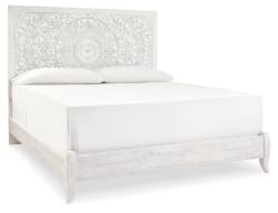 Paxberry - King Panel Bed - Whitewash