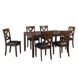 Alex - 7 Piece Dining Set - Espresso