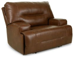 Francesca - Auburn - PWR Recliner/Adj Headrest