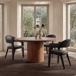 Martens - Dining Chair Leather - Black