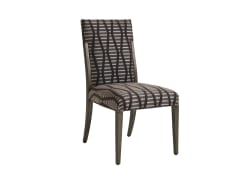 Ariana - Saverne Upholstered Side Chair - Dark Brown