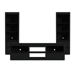 Rosalie - 3 Piece Entertainment Unit With 82" TV Console - Black