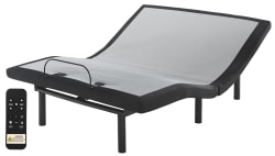 Head-Foot - Black - Queen Adjustable Base - Massager