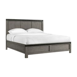 Wade - King Panel Bed - Black Finish