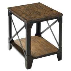 Pinebrook - Rectangular Small End Table - Distressed Natural Pine