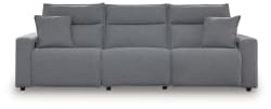 Modmax II - 3-Piece Power Reclining Sectional - Salt And Pepper