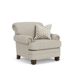 Bay Bridge - Fabric Chair - Light Gray