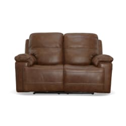 Fenwick - Power Reclining Loveseat With Power Headrests - Cognac