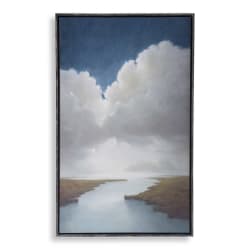 Low Country - Framed Canvas - Blue / Green / White