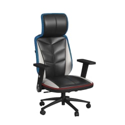 Rollins - Gaming Chair With LED And Speaker - Black And Khaki