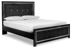 Kaydell - Black - Queen Upholstered Panel Bed