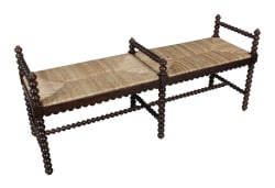 Worrel - Bench - Dark Brown