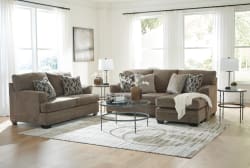 Stonemeade - 2 Pc. - Sofa Chaise, Loveseat - Nutmeg