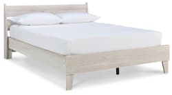 Socalle - Queen Panel Platform Bed - Natural