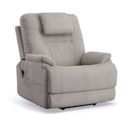 Zecliner Model 2+ - Power Lift Recliner With Power Headrest, Lumbar, Heat & Massage - Dove