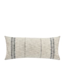 Ria - 36" x 16" Pillow - Natural / Black