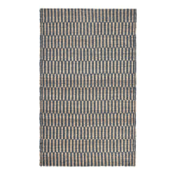 Monterey - 2' x 3' Jute Rug - Blue/Natural