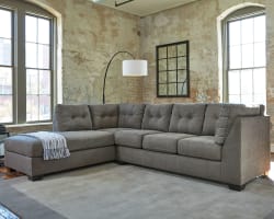 Pitkin - Slate - Left Arm Facing Corner Chaise 2 Pc Sectional