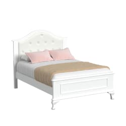 Jesse - Full Panel Bed - White