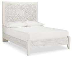 Paxberry - Full Panel Bed - Whitewash