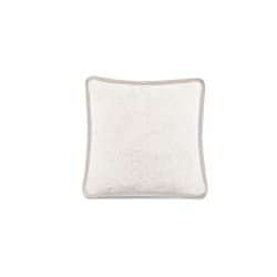 Carr - 25" Cushion - Faux Fur Cream