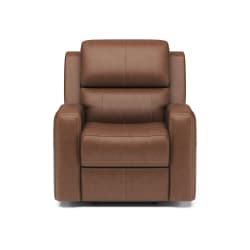 Linden - Power Recliner With Power Headrest & Lumbar - Caramel