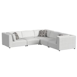 Zandara - 5 Piece Modular Set Sectional - Beige