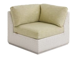 Ocean Breeze Promenade - Corner Chair - White / Beige