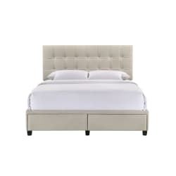 Hacienda - Queen Storage Bed With Tacoma Oak White Cm 001 (3A Packing)