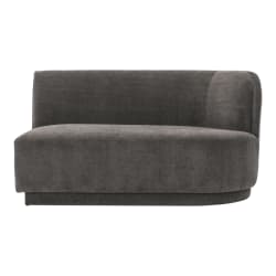 Yoon - Right 2 Seat Sofa - Dark Gray