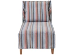 Garland - Outdoor Slipcover Chaise, Special Order - Light Blue / Pink