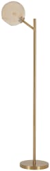 Abanson - Amber / Gold Finish - Metal Floor Lamp